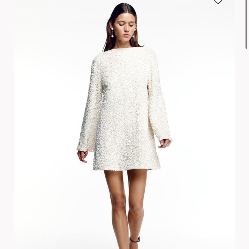 H&M sequin bow back dress. Brand new with tags